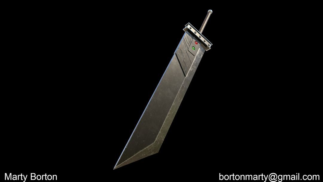 Cloud's Buster Sword from FFVII: Remake
