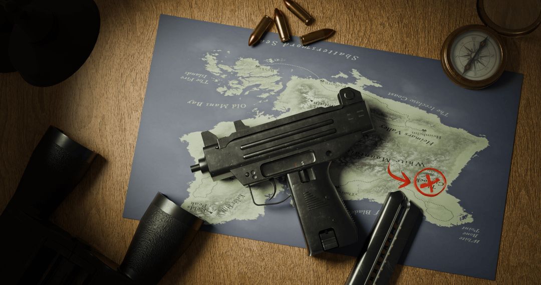 3D Realistic UZI Gun