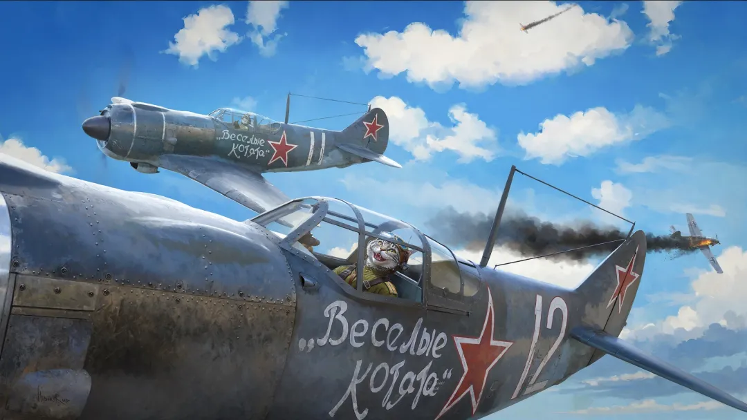 Pilot cats from the group "Funny Kittens"