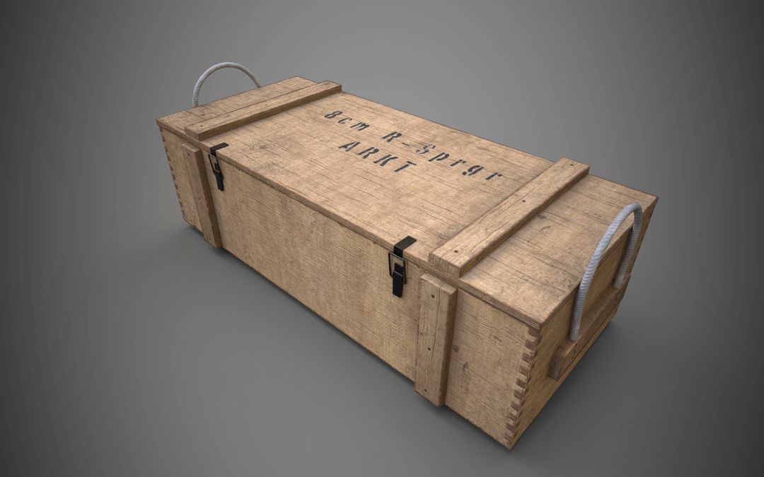 WW2 crate prop