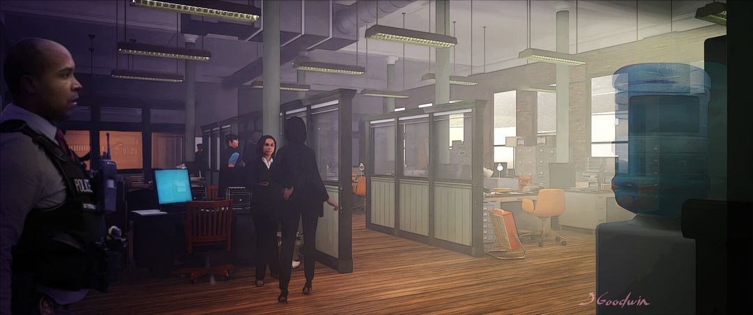 Will Trent Pilot - Set Design / Illustration - Production Designer Adam Davis