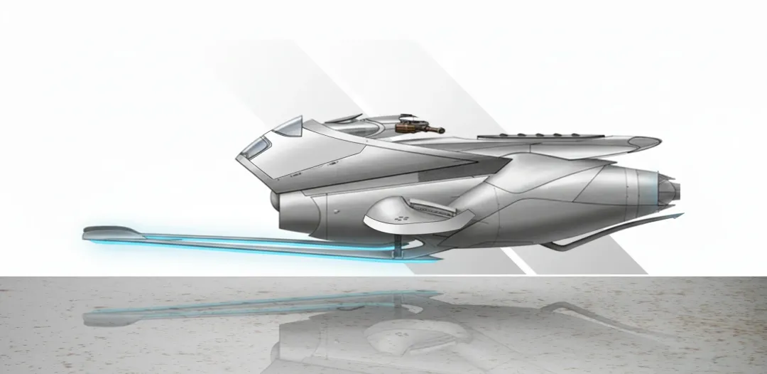 JetBike - Sci Fi concept vehicle design study - Personal IP project