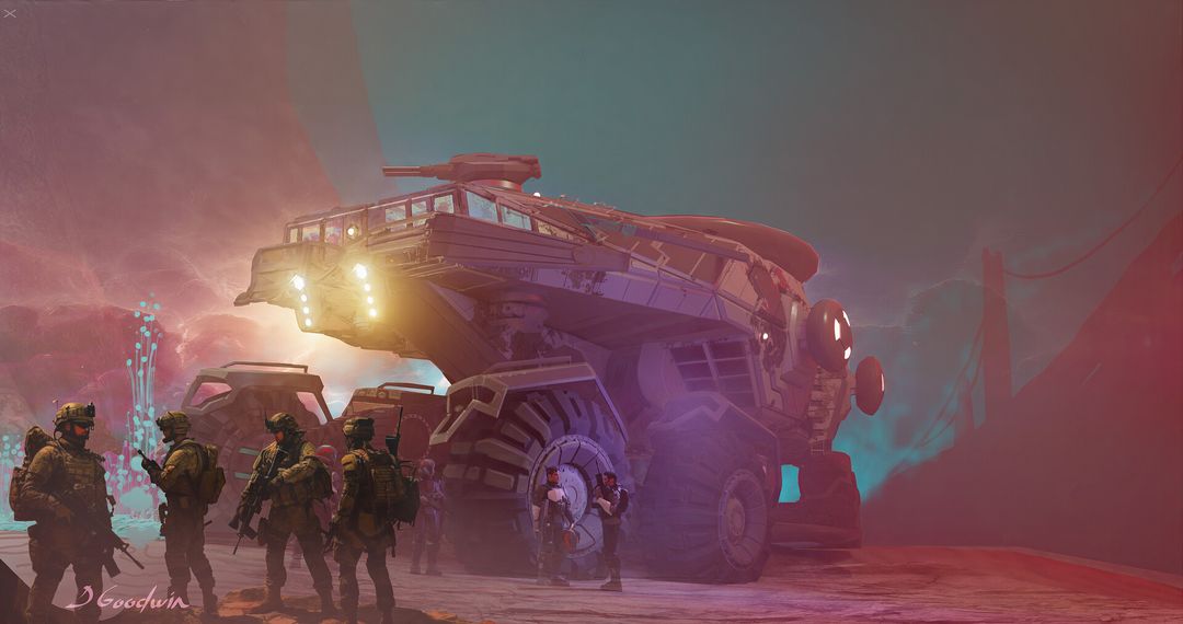 Gate Mech scene - Personal Project development