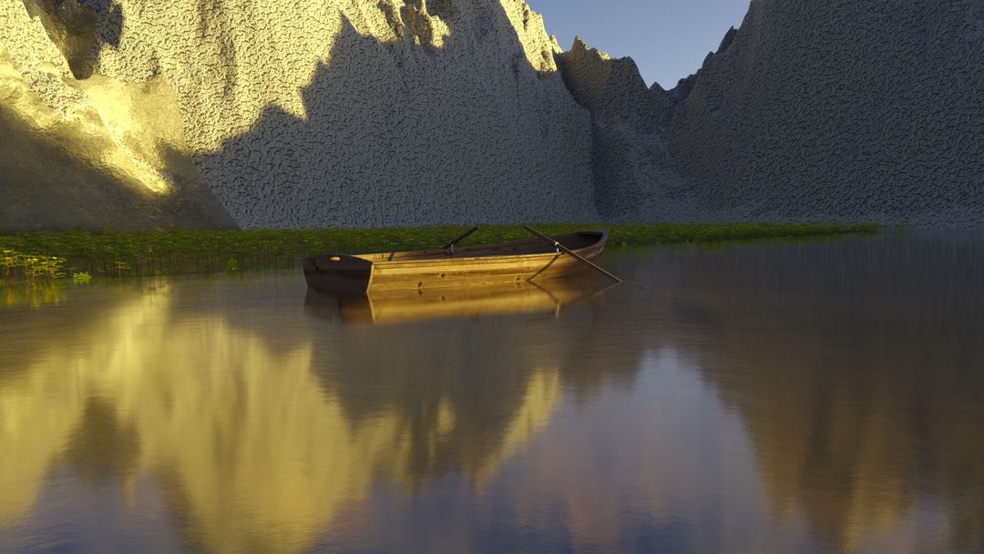 boat view. A part of the aircraft mansion project.