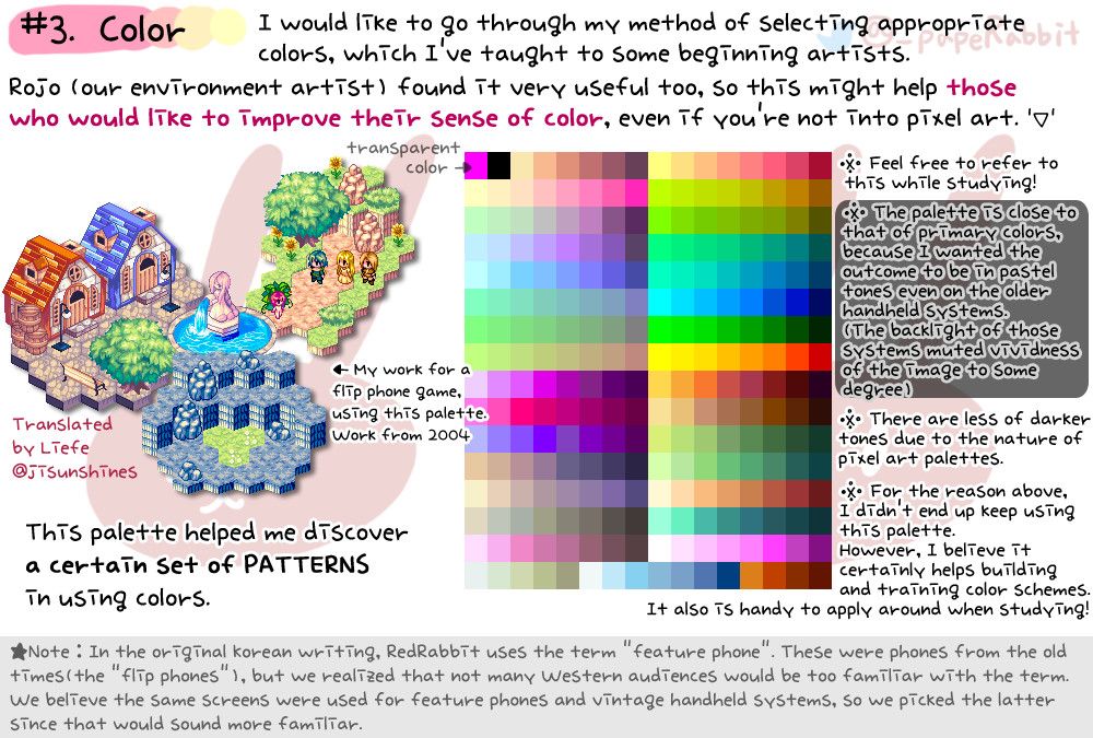 Redrabbit's Pixel Tutorial #3 Color