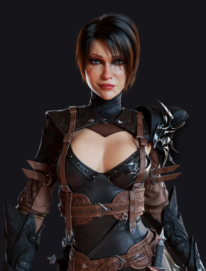 Full character for cinematic pipeline