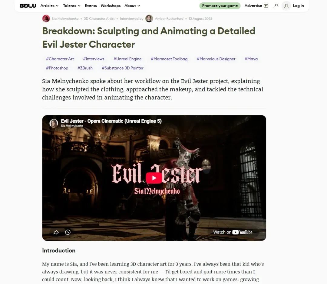 80lv Interview - Evil Jester