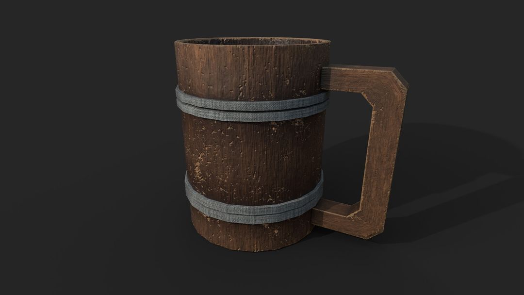 Wood Tankard