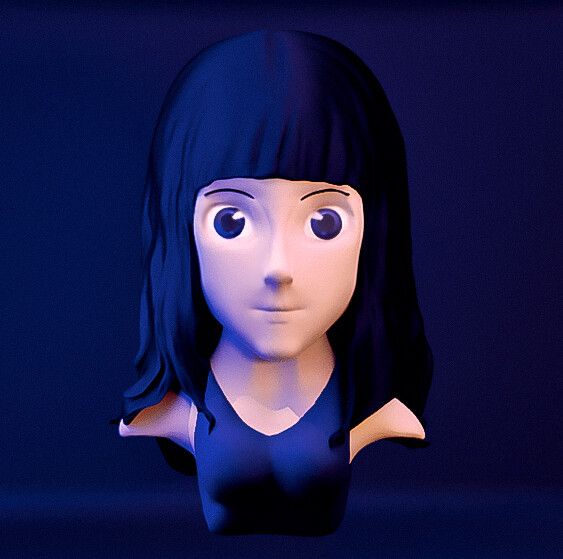 3D modeling, sculpting and image render - Hinata