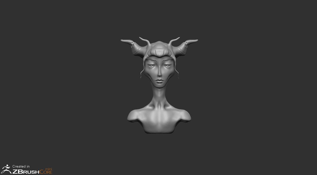 First sculpting in the ZBrush Core Mini