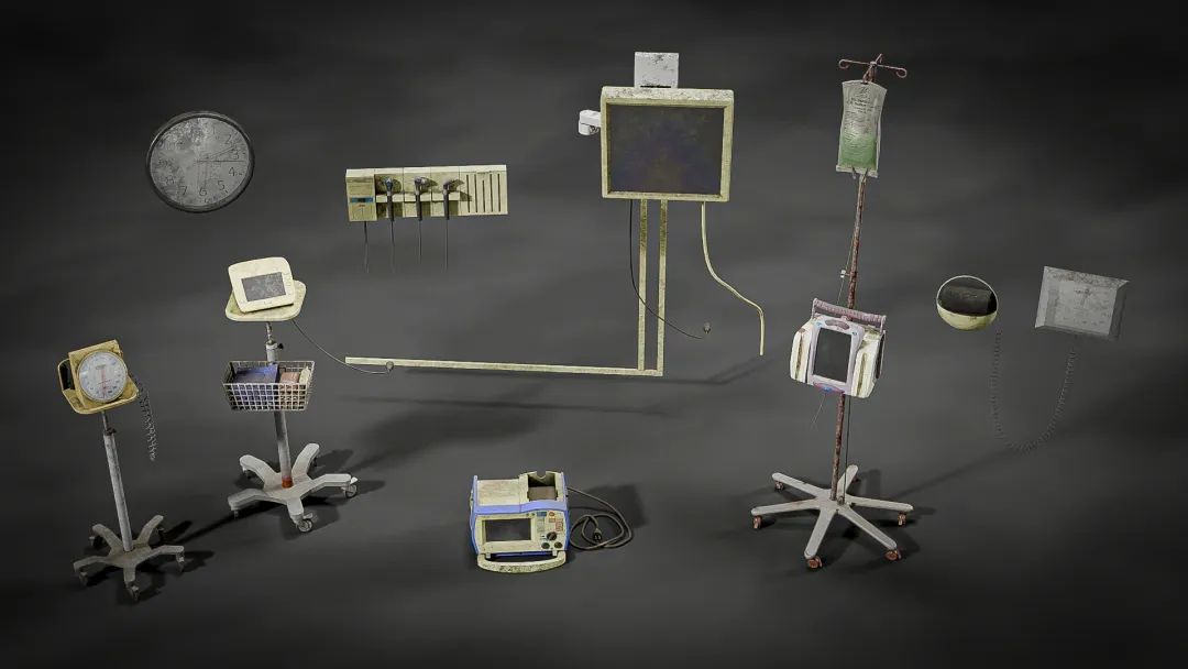 The Walking Dead Environment Reconstruction - Machines Collection