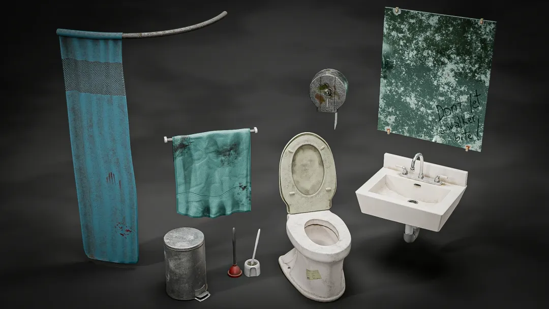 The Walking Dead Environment Reconstruction - Various Things Collection