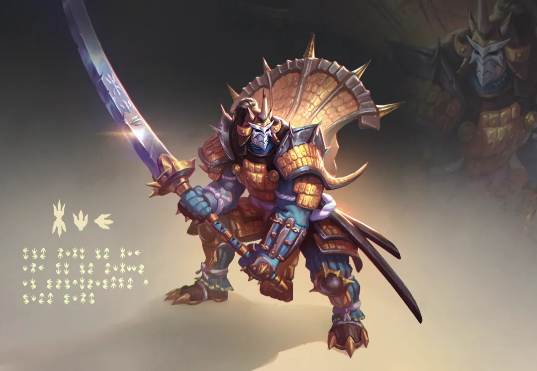 Triceratops Samurai