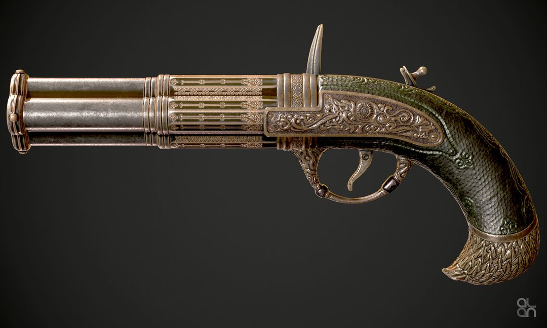 Eagle Flintlock Pistol