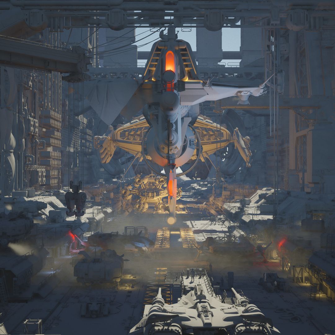 Sci-fi port Unreal engine 5.2