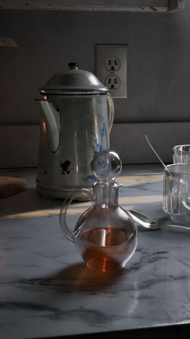 Still-life Path tracing UE 5.3 free project