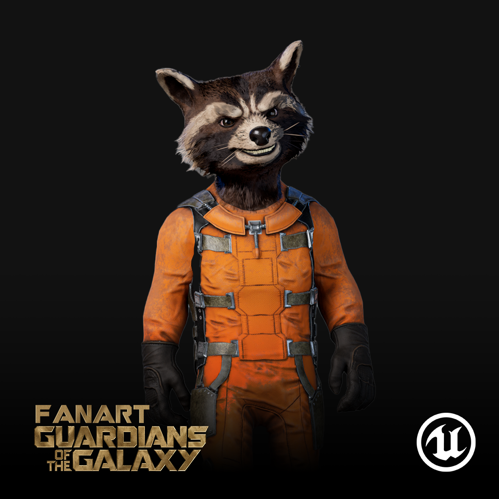 Guardian Raccoon by Elton E.
