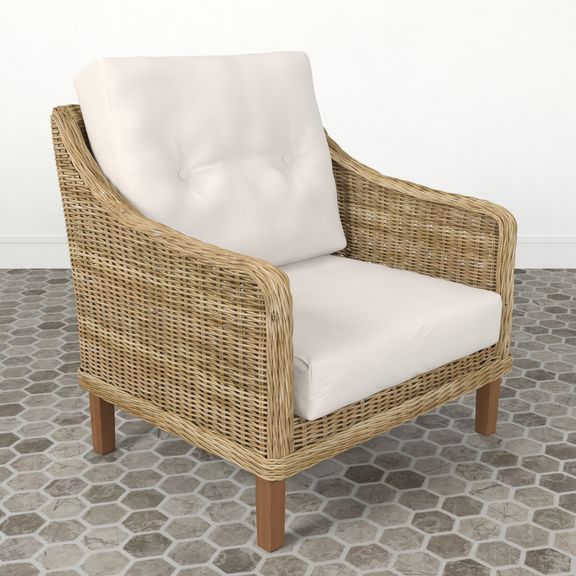 Rattan Club Chair