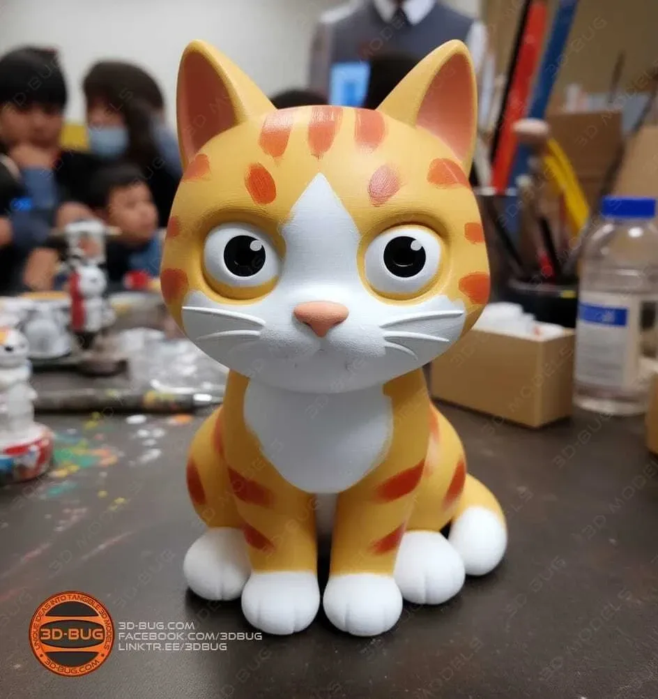 Stylized adorable Cute Kitty