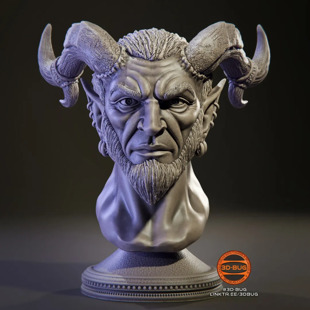 High-detail fantasy collectible bust