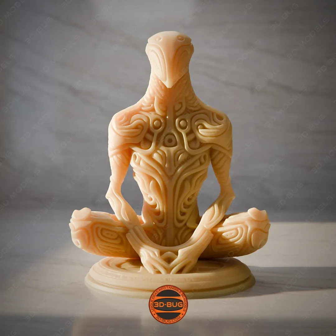 Alien zen statuette