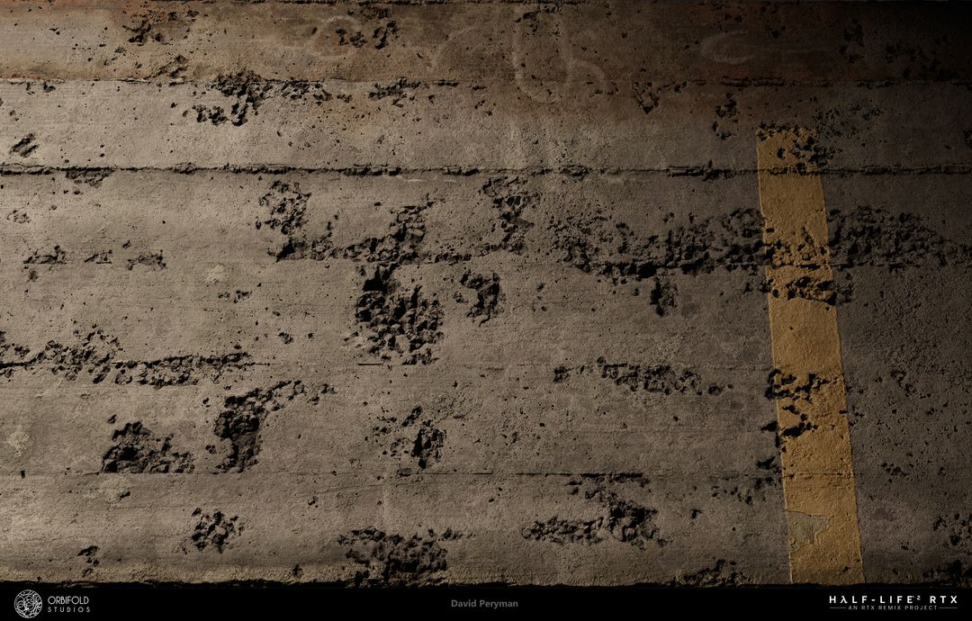 HALF-LIFE 2 RTX - Concrete Wall
