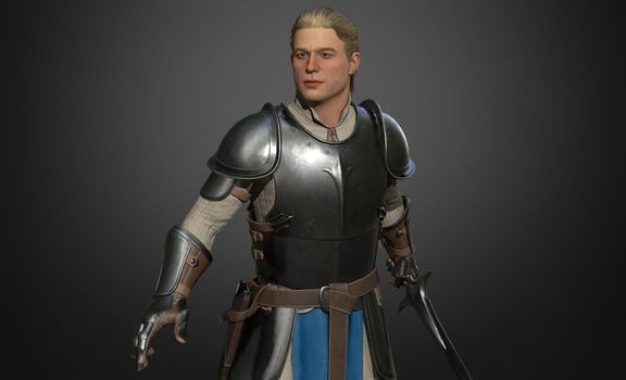 Medieval Character - Real time