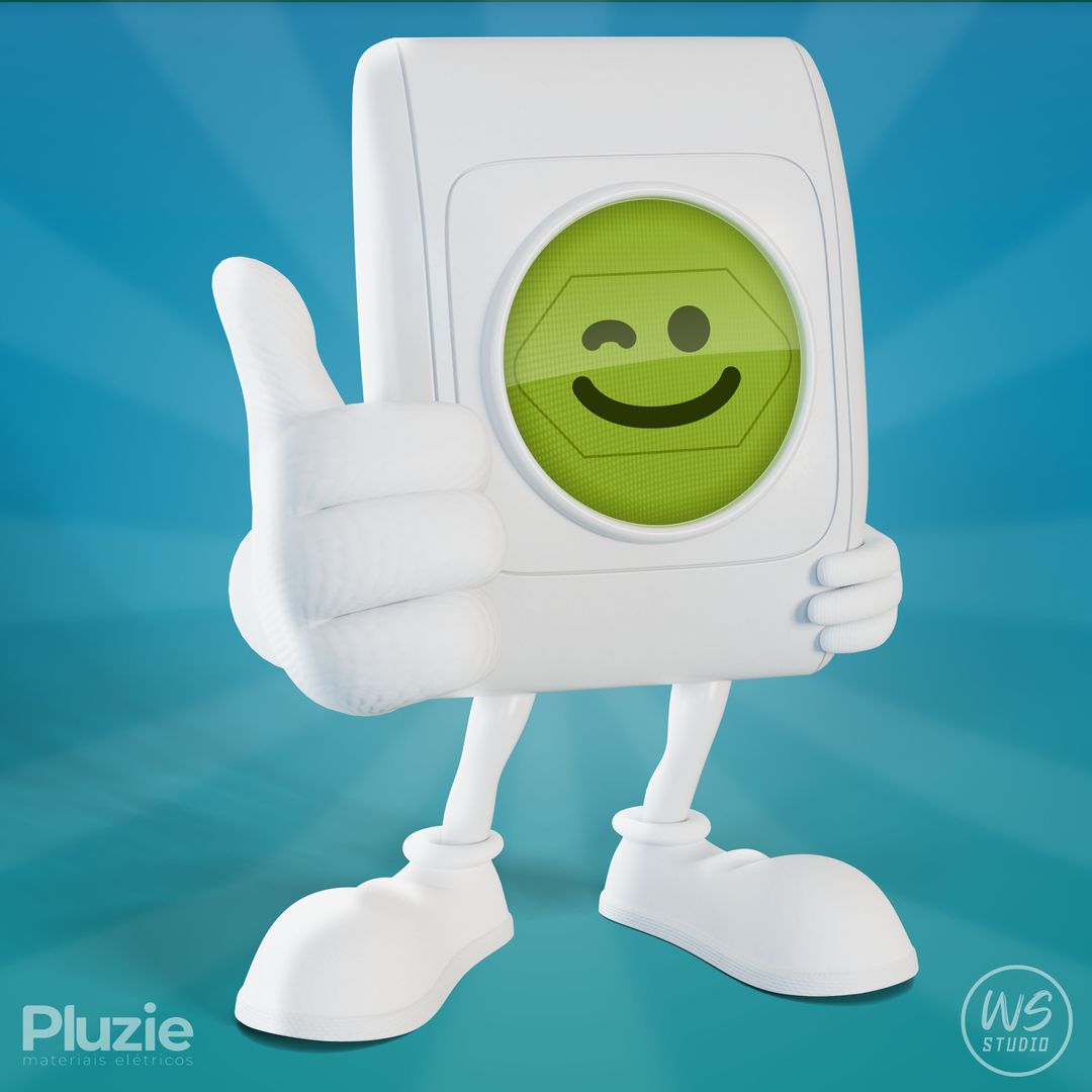 Pluzie Mascot