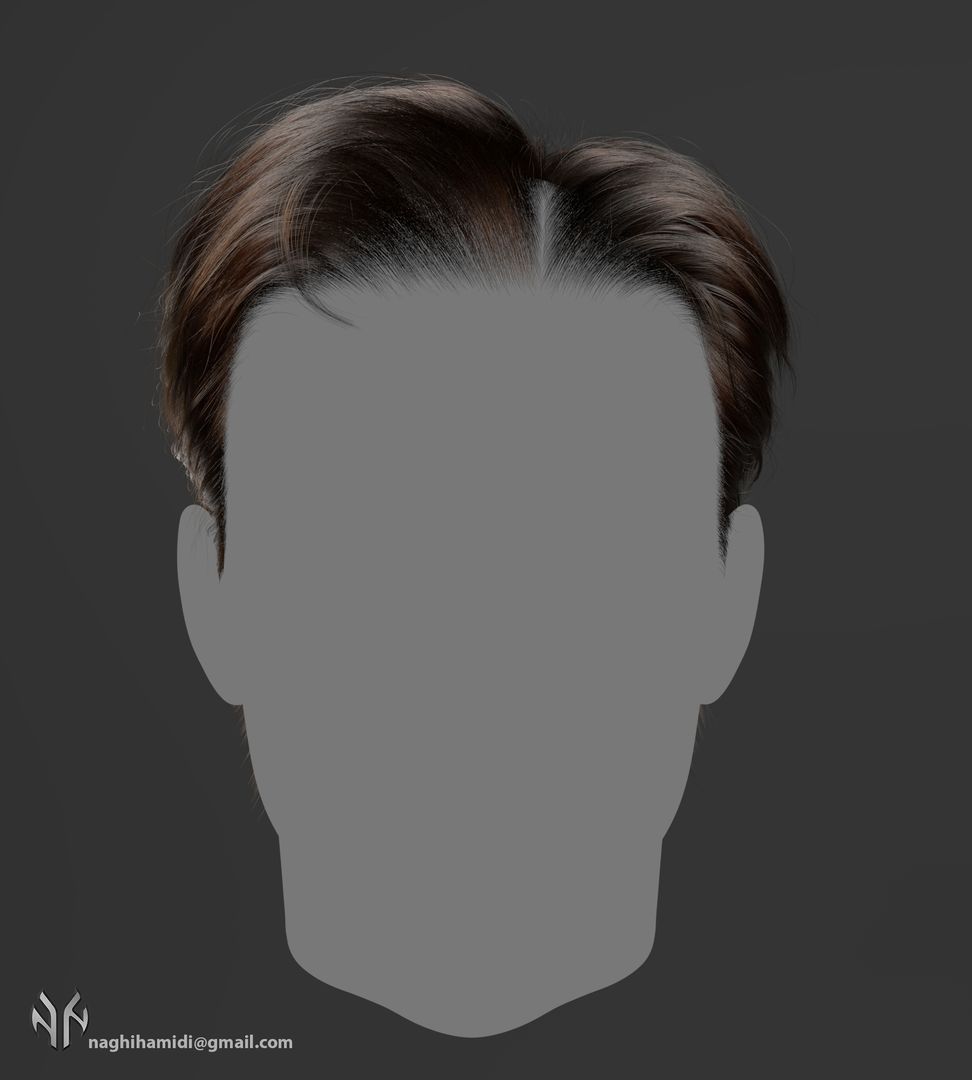male hair