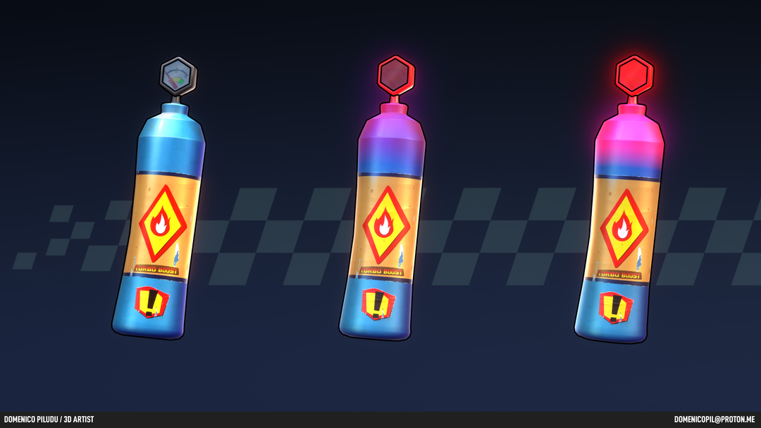 NOS Burst - Stylized Racing Prop by Domenico P.
