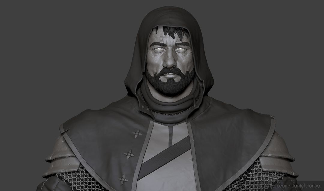 Wandering templar knight - Highpoly