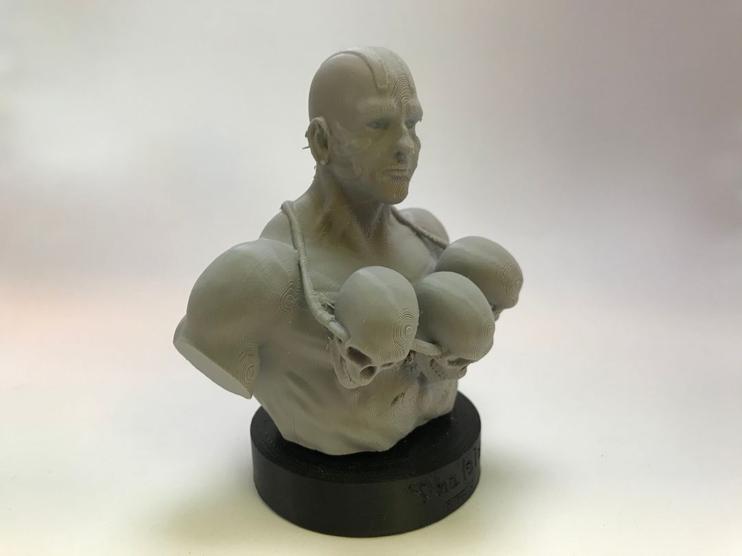 Dhalsim Bust 3D Print
