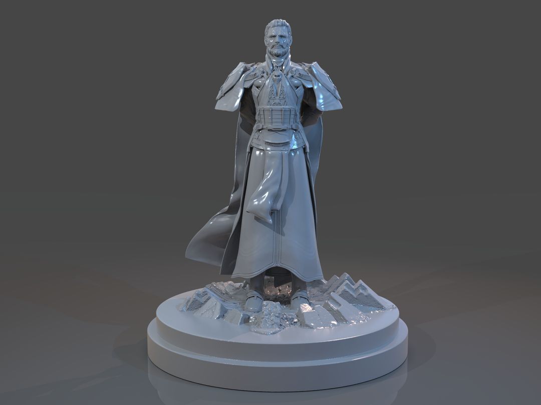 Emperor Valkorion Sculpture 3D Print