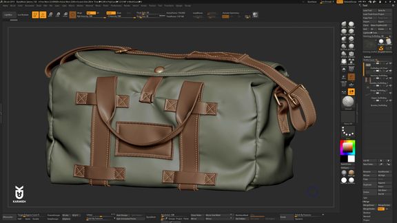 Duffle Bag | 3D Retail Clothing CGIs