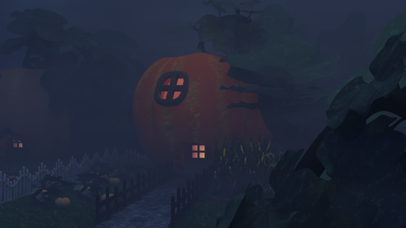 Mystic pumking houses