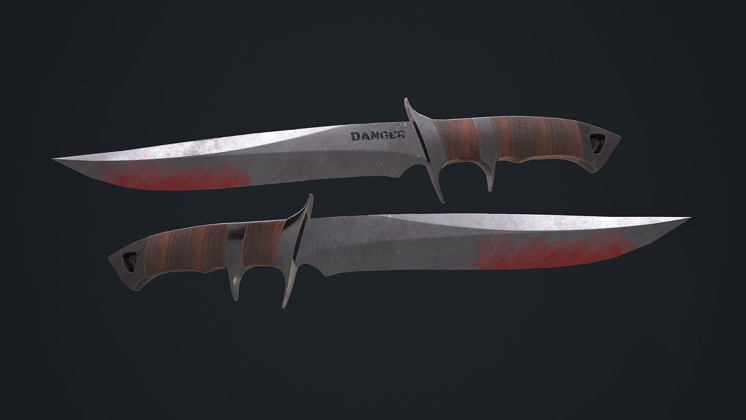 Dagger Knife 3D Model by Bruce Fábio B.