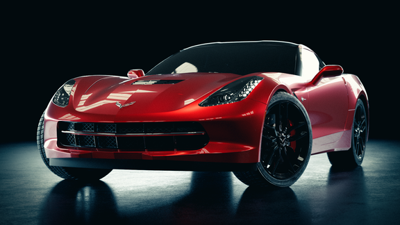 Corvette FULL CGI / 3D Modelling - Rendering
