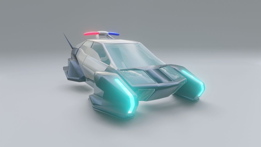 Sci Fi Police Car Cghero