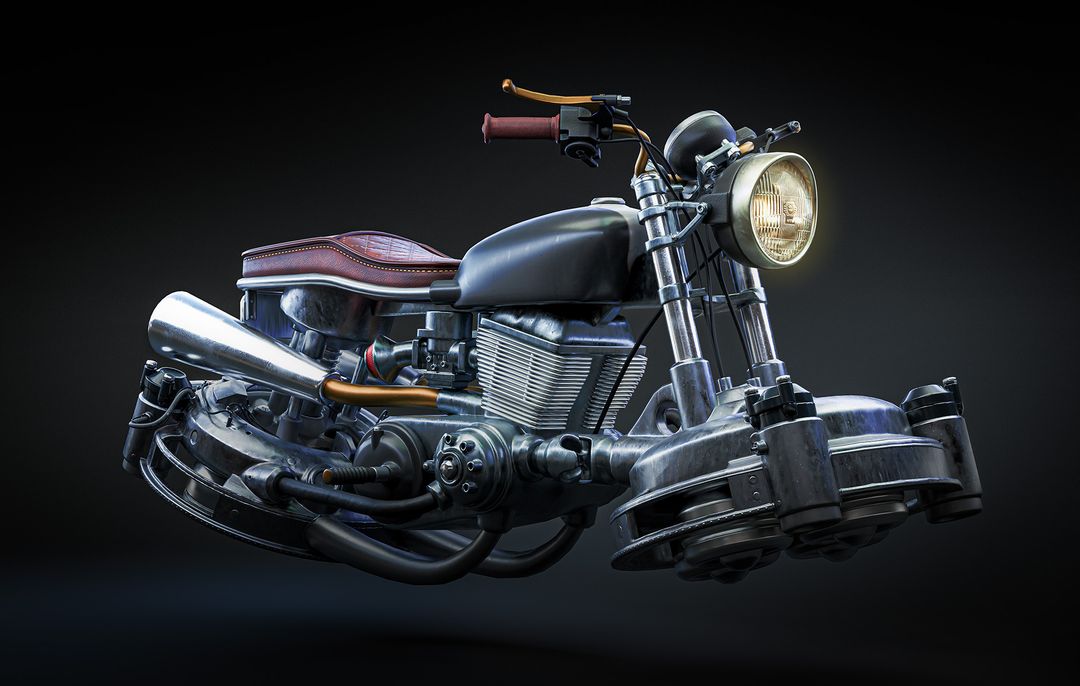 Vanessa - Hoverbike Polycount May-June Challenge 2020