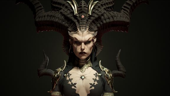 Lilith, Diablo IV fanart (real-time)