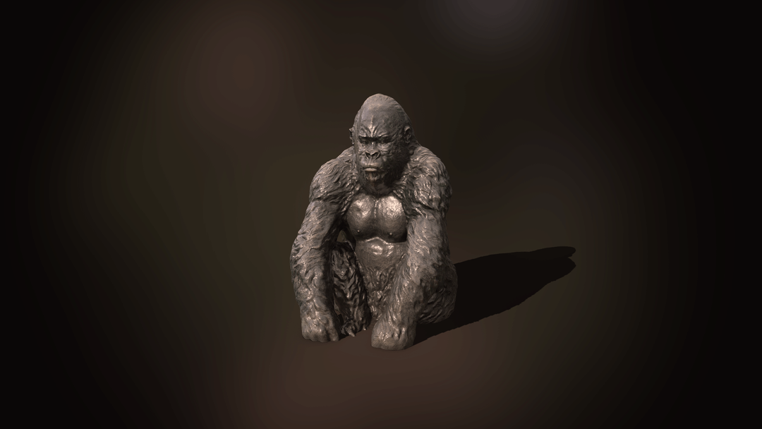 QuokkaGames: Photogrammetry - Gorilla Statue by Massimo F.