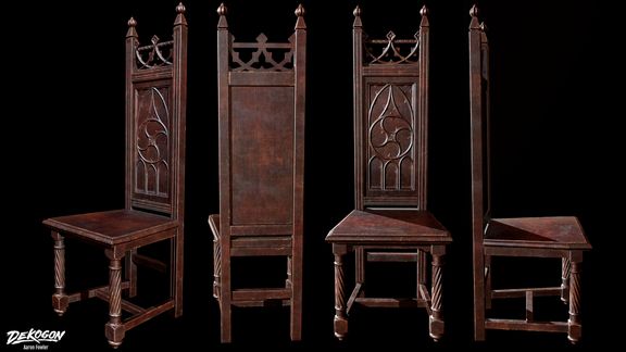 Medieval Gothic Chair