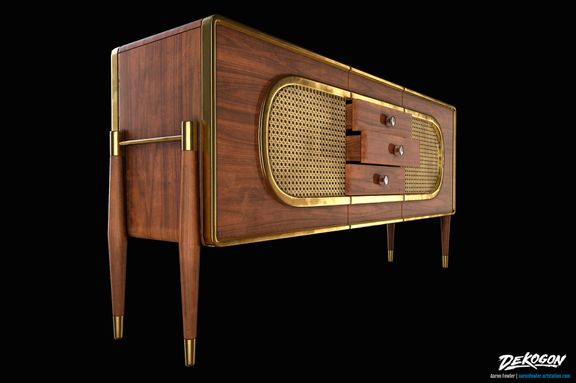 Mid-Century Modern Credenza | 3D Retail Furniture CGIs