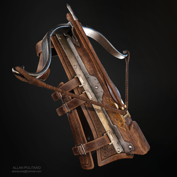 Gauntlet Crossbow | 3D Weapons Modelling