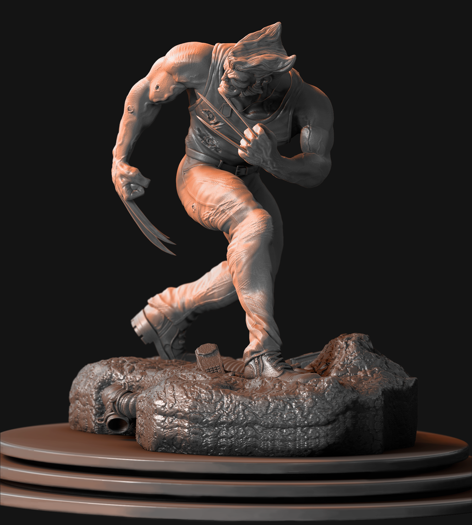wolverine statues
