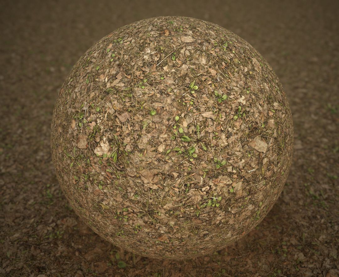 Photoscanned PBR Material - Grass & Leaves
