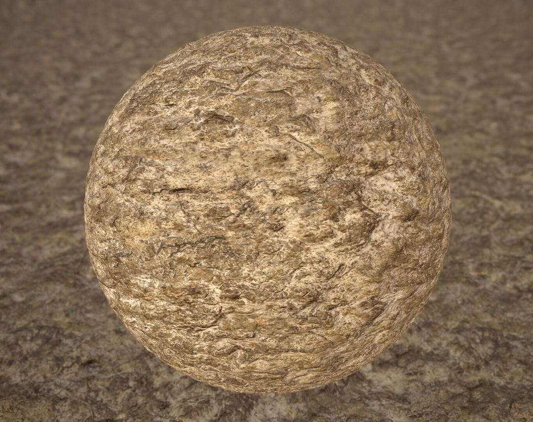 Photoscanned PBR Material - Rock