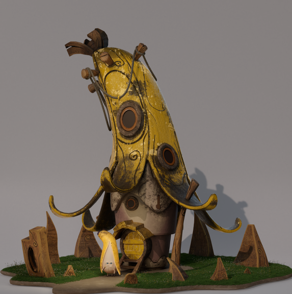 Fruit House and An Unhappy Banana