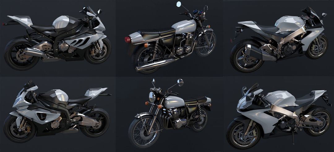Gameart Motorbikes