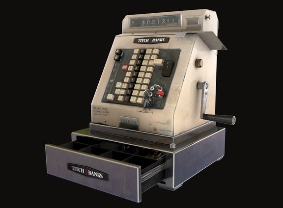 Cash register | 3D Game Prop Modelling